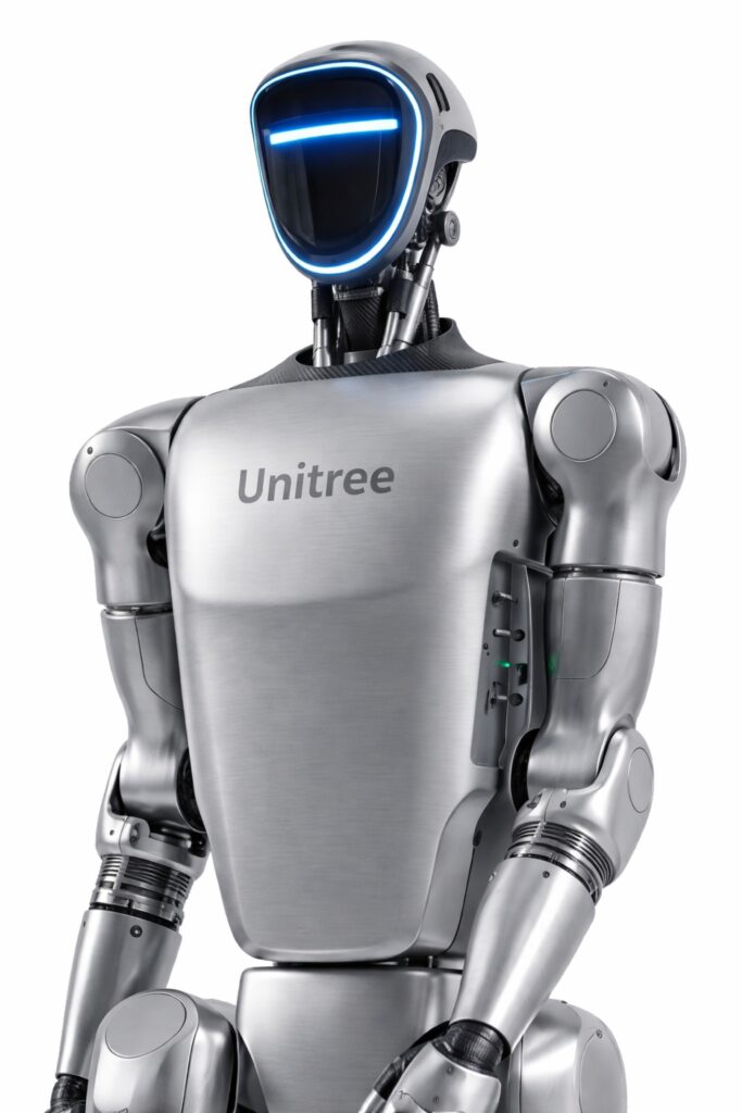 Unitree G1 humanoid robot performing agile mobility tasks