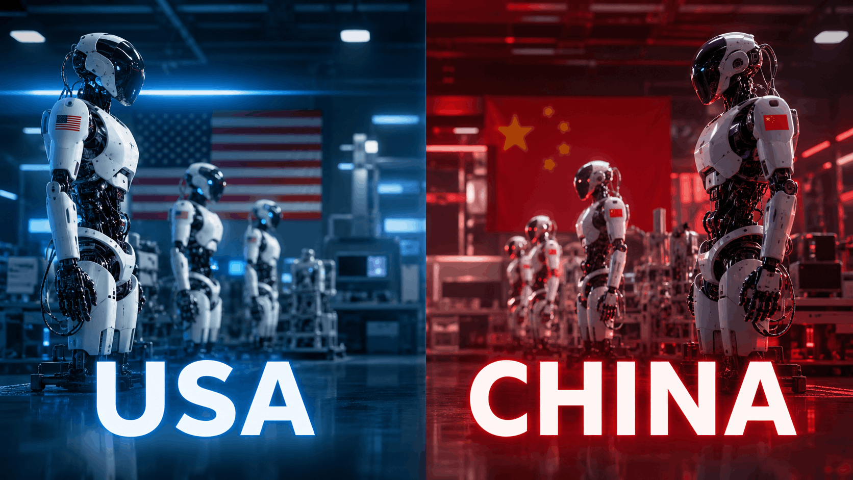 Autonomous robot companies United States versus China headquarters and shipment volumes.