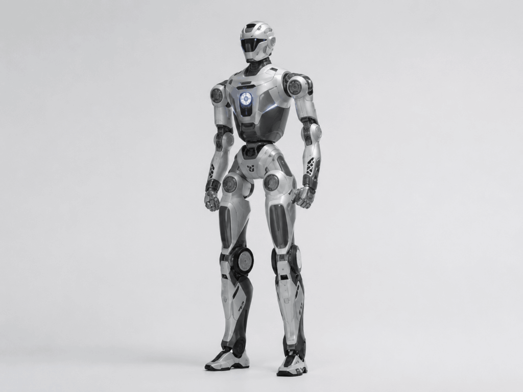 T-800 humanoid robot by EngineAI standing 1.73 meters tall with magnesium-aluminum alloy chassis